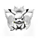 pikachu tattoo design idea