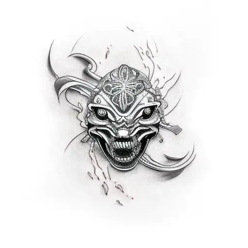 drift car tattoo design idea