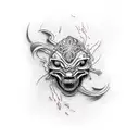 drift car tattoo design idea