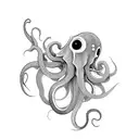 squid  tattoo design idea
