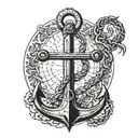 Black Phanter，Anchor tattoo design idea