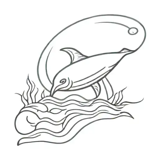 deep waters run deep tattoo design idea