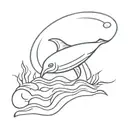 deep waters run deep tattoo design idea