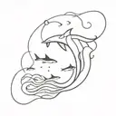 deep waters run deep tattoo design idea