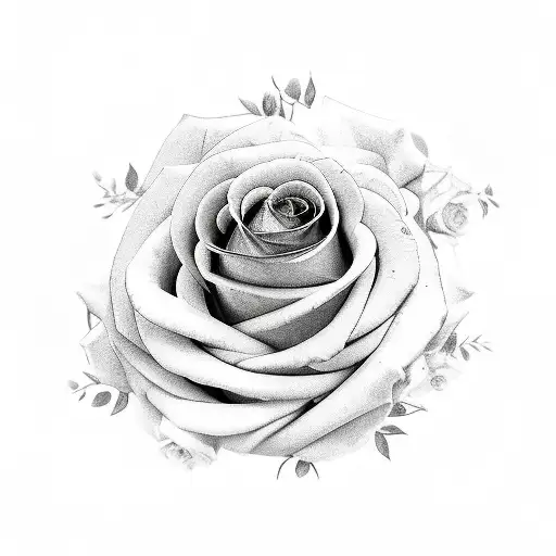GEMINI sign with flowers roses tattoo design idea
