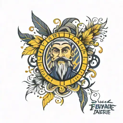 Fenerbahce fan latest tattoo design idea