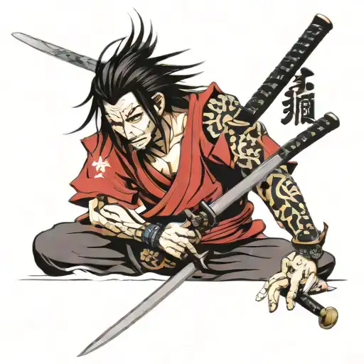samurai champloo Mugen sword tattoo design idea