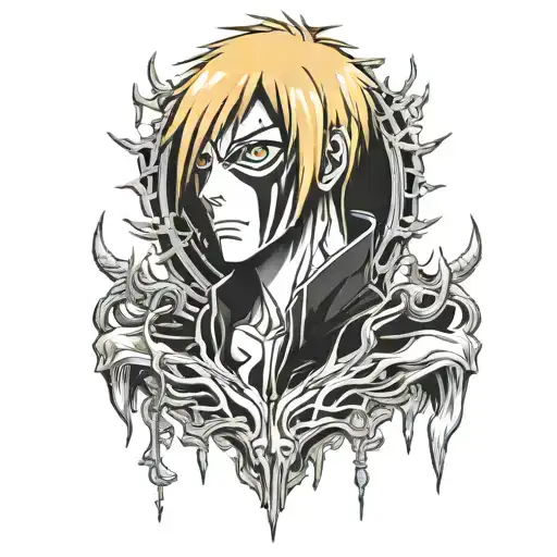 bleach anime tattoo design idea