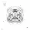 A turntable with sound waves emanating from it tattoo design idea