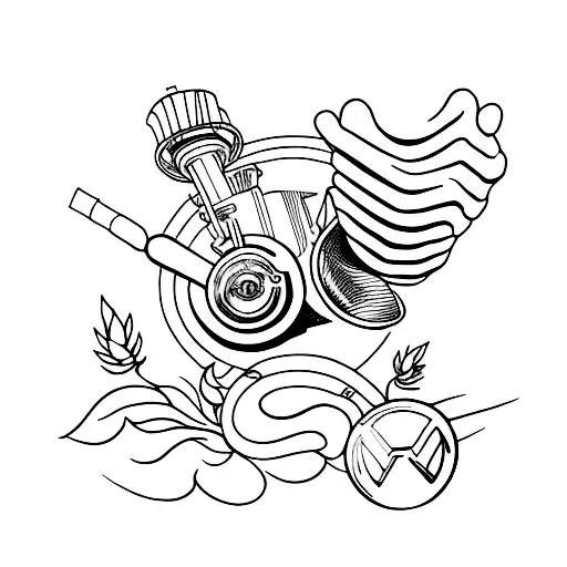 Volkswagen Beetle coffee  tattoo design idea