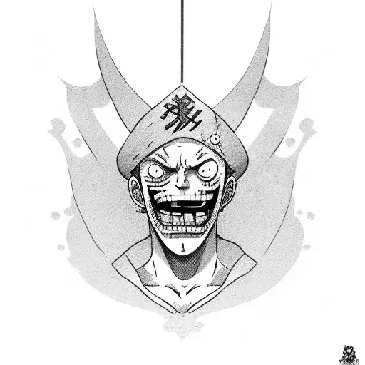 zoro one piece tattoo design idea