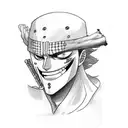 zoro one piece tattoo design idea