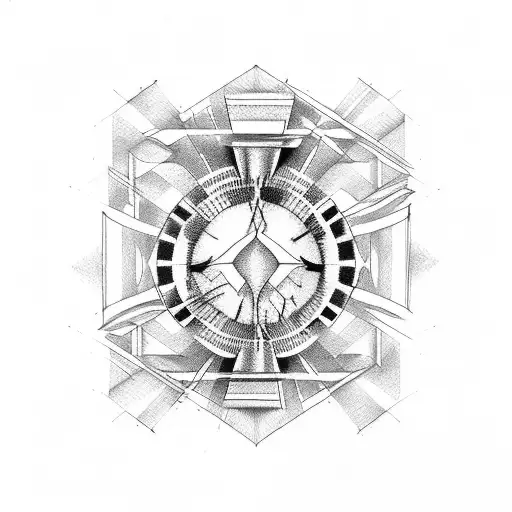 bauhaus tattoo design idea