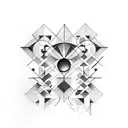 bauhaus tattoo design idea