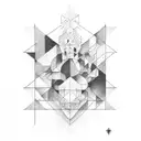 bauhaus tattoo design idea