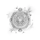 maya calendars  tattoo design idea