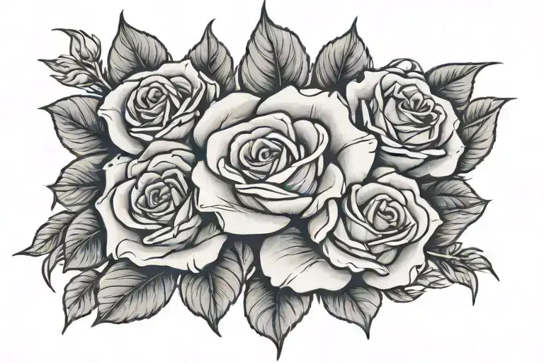 cross and rose intertwined "with pain comes strength" tattoo design idea