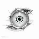 Evil Eye tattoo design idea