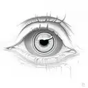 Evil Eye tattoo design idea