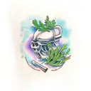 Parsley sage rosemary thyme tattoo design idea
