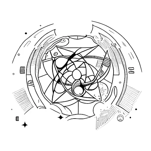 Ad Astra Per Aspera tattoo design idea