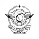 Ad Astra Per Aspera tattoo design idea