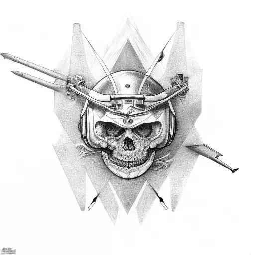 davinci aviation design full sleeve tattoo design idea