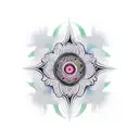 7 chakra tattoo design idea