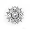 7 chakra tattoo design idea