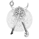 keyblade tattoo design idea