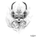 keyblade tattoo design idea