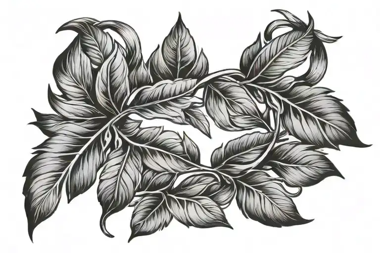 laurel wreath  tattoo design idea