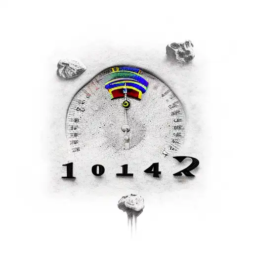 roman numerals tattoo design idea