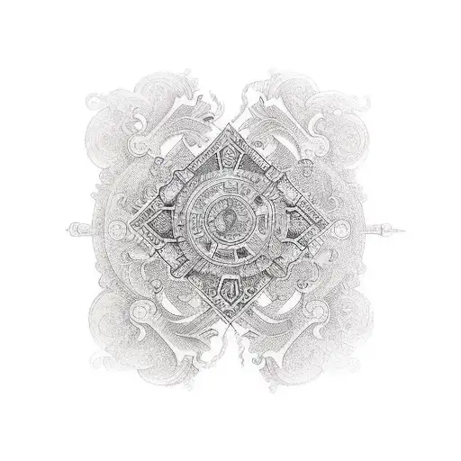 roman numerals tattoo design idea