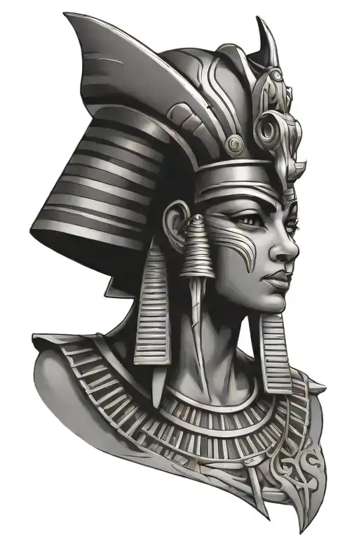 Egyptian mythology tattoo design idea