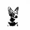 My corgi (Gus) tattoo design idea