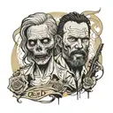 the walking dead   tattoo design idea