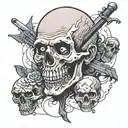 the walking dead   tattoo design idea