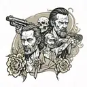 the walking dead   tattoo design idea