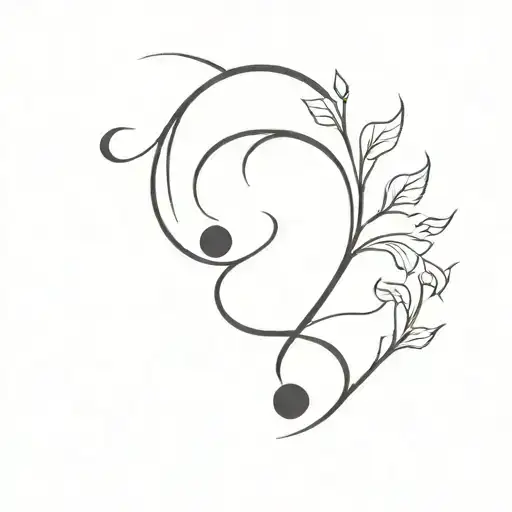 semicolon in NEDA symbol tattoo design idea