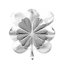 four leaf clover   tattoo design idea