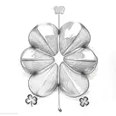 four leaf clover   tattoo design idea