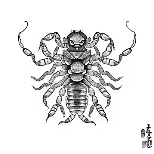Scorpion tattoo design idea