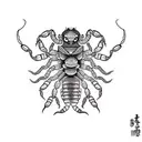 Scorpion tattoo design idea