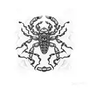 Scorpion tattoo design idea