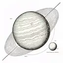 Uranus tattoo design idea