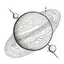 Uranus tattoo design idea