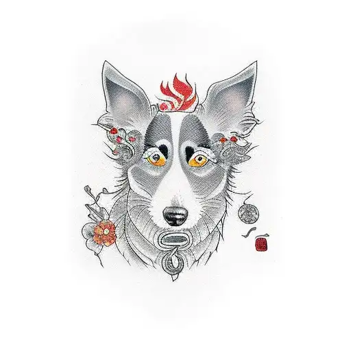 avatar con bordercolli tattoo design idea