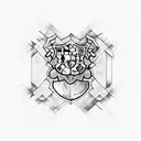 Messi Barcelona tattoo design idea