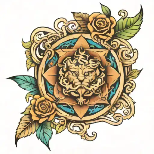 Create a sleeve tattoo concept on your arm that will unite mythological characters from different countries. Each tattoo design idea